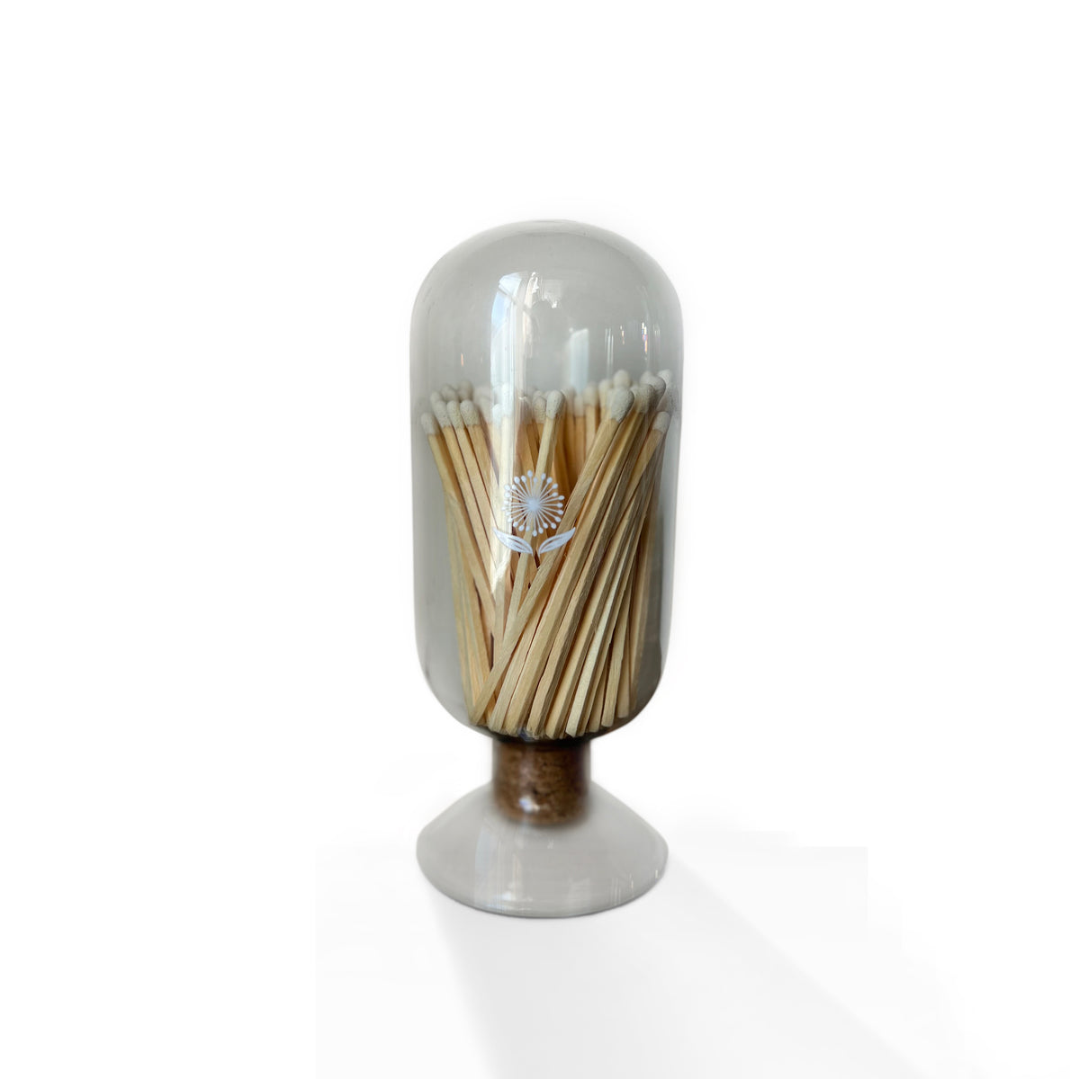 Glass Match Flower Cloche Premium Glass Match Cloche with 100 4Inch